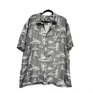 Quicksilver Waterman Collection Size XXL Nautical Sailboats‎ Sportfisherman